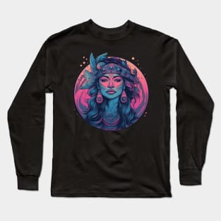 Native Shaman Magic Woman Long Sleeve T-Shirt